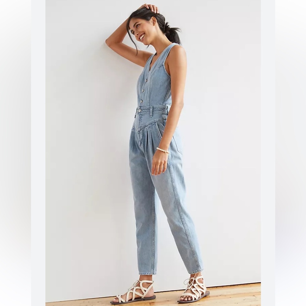 Citizens of Humanity Tapered Denim Jumpsuit size 6